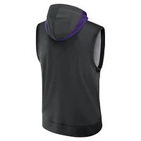 Sweat à capuche sans manches Nike Tampa Bay Rays Authentic Collection Performance pour homme, noir