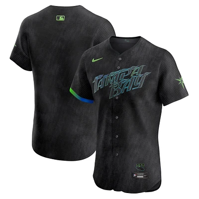 Maillot Nike City Connect Elite noir des Rays de Tampa Bay pour homme