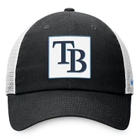 Men's Nike  Black Tampa Bay Rays Rise Adjustable Trucker Hat