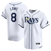 Maillot de joueur Nike Brandon Lowe pour hommes, blanc, Tampa Bay Rays Home Limited Player