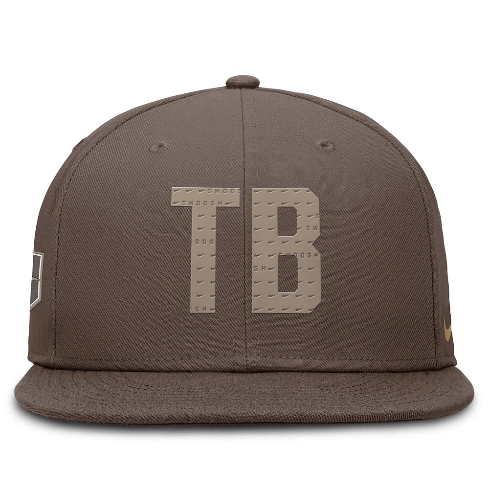 Men's Nike  Brown Tampa Bay Rays True Statement 20th Anniversary Performance Fitted Hat