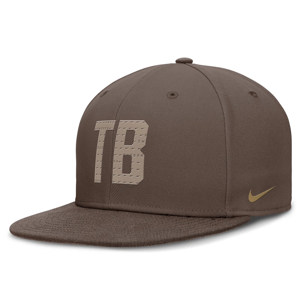 Men's Nike  Brown Tampa Bay Rays True Statement 20th Anniversary Performance Fitted Hat