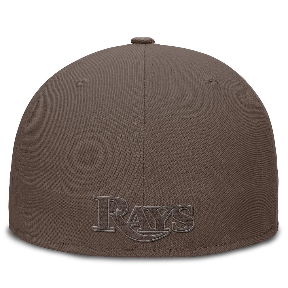 Men's Nike  Brown Tampa Bay Rays True Statement 20th Anniversary Performance Fitted Hat