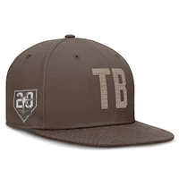 Men's Nike  Brown Tampa Bay Rays True Statement 20th Anniversary Performance Fitted Hat