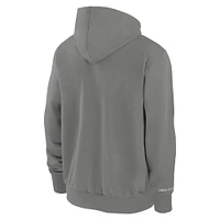 Men's Nike Charcoal Tampa Bay Rays Authentic Collection Travel Performance Full-Zip Hoodie