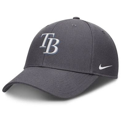 Casquette ajustable Nike Tampa Bay Rays Club Performance pour homme, gris