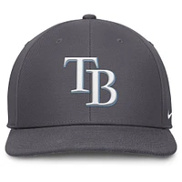 Men's Nike Gray Tampa Bay Rays Pro Performance Snapback Hat