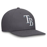 Men's Nike Gray Tampa Bay Rays Pro Performance Snapback Hat