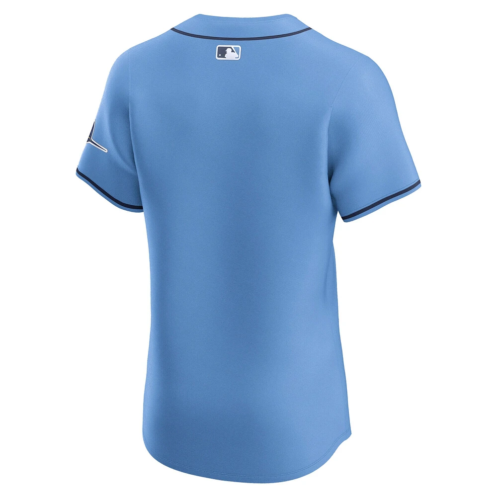Men's Nike Light Blue Tampa Bay Rays Alternate Elite Jersey