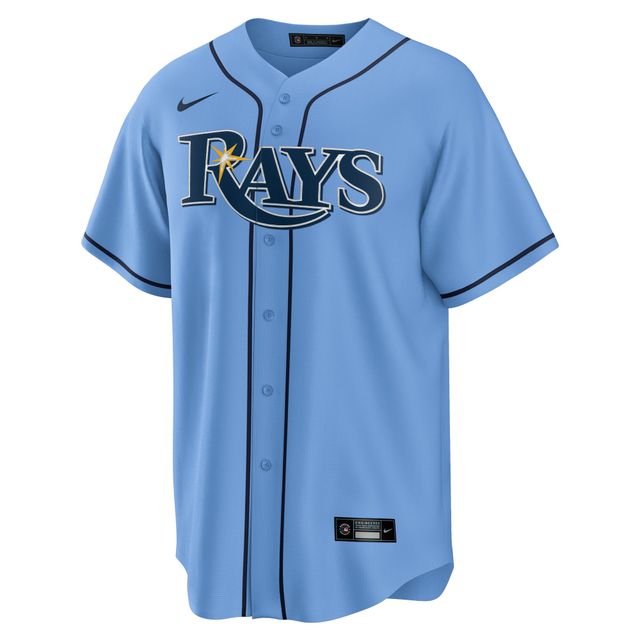 Men's Tampa Bay Rays Nike Light Blue Alternate Replica Team Jersey