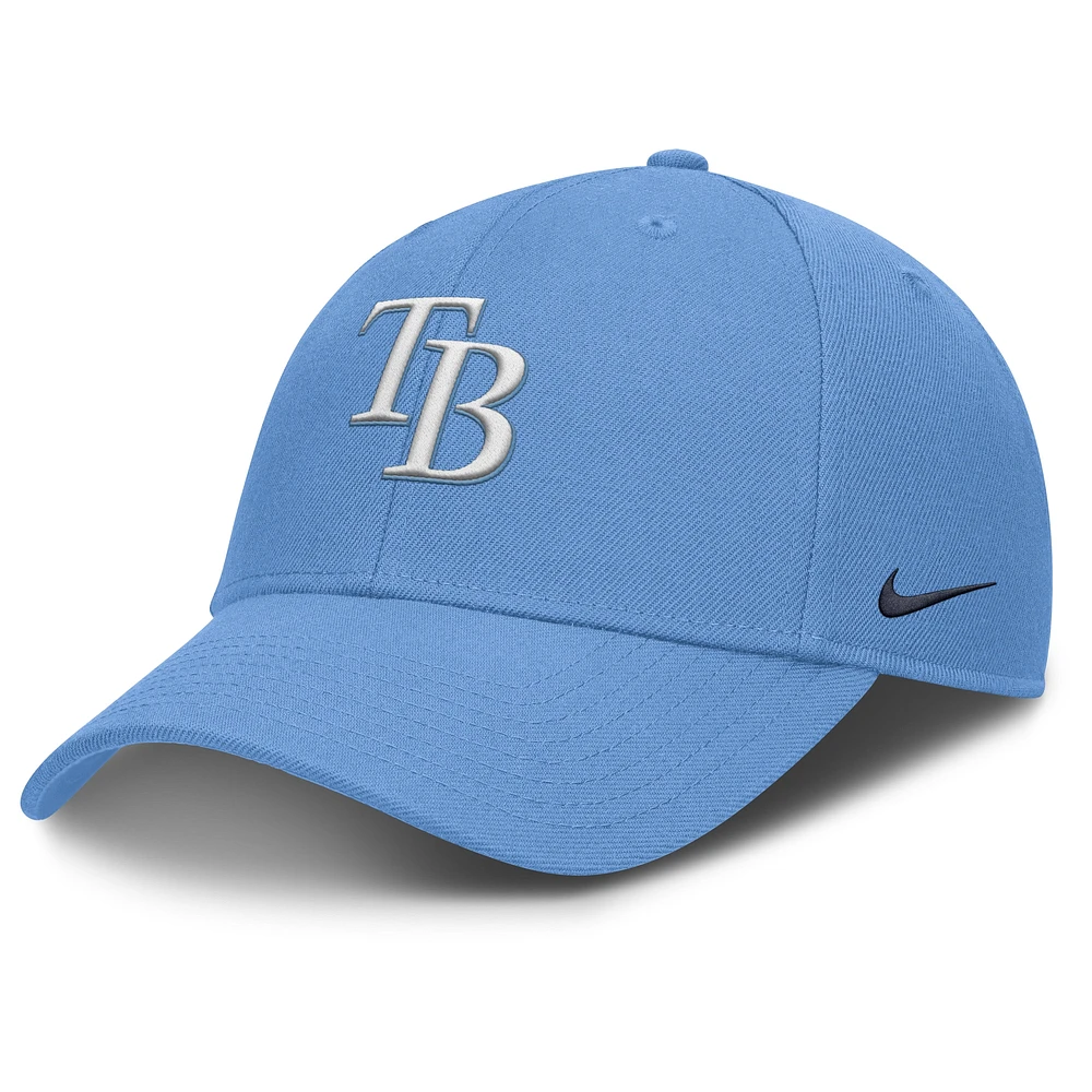 Men's Nike  Light Blue Tampa Bay Rays Club Performance Adjustable Hat