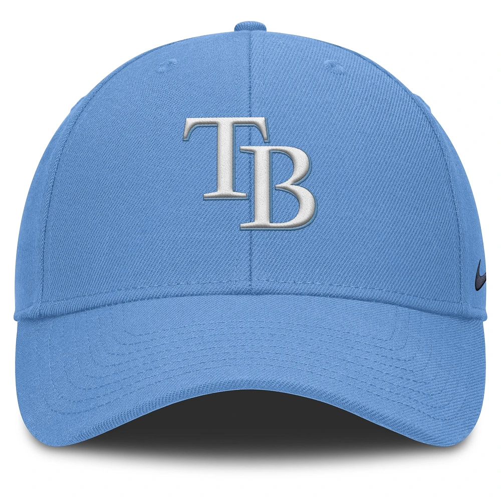 Men's Nike  Light Blue Tampa Bay Rays Club Performance Adjustable Hat