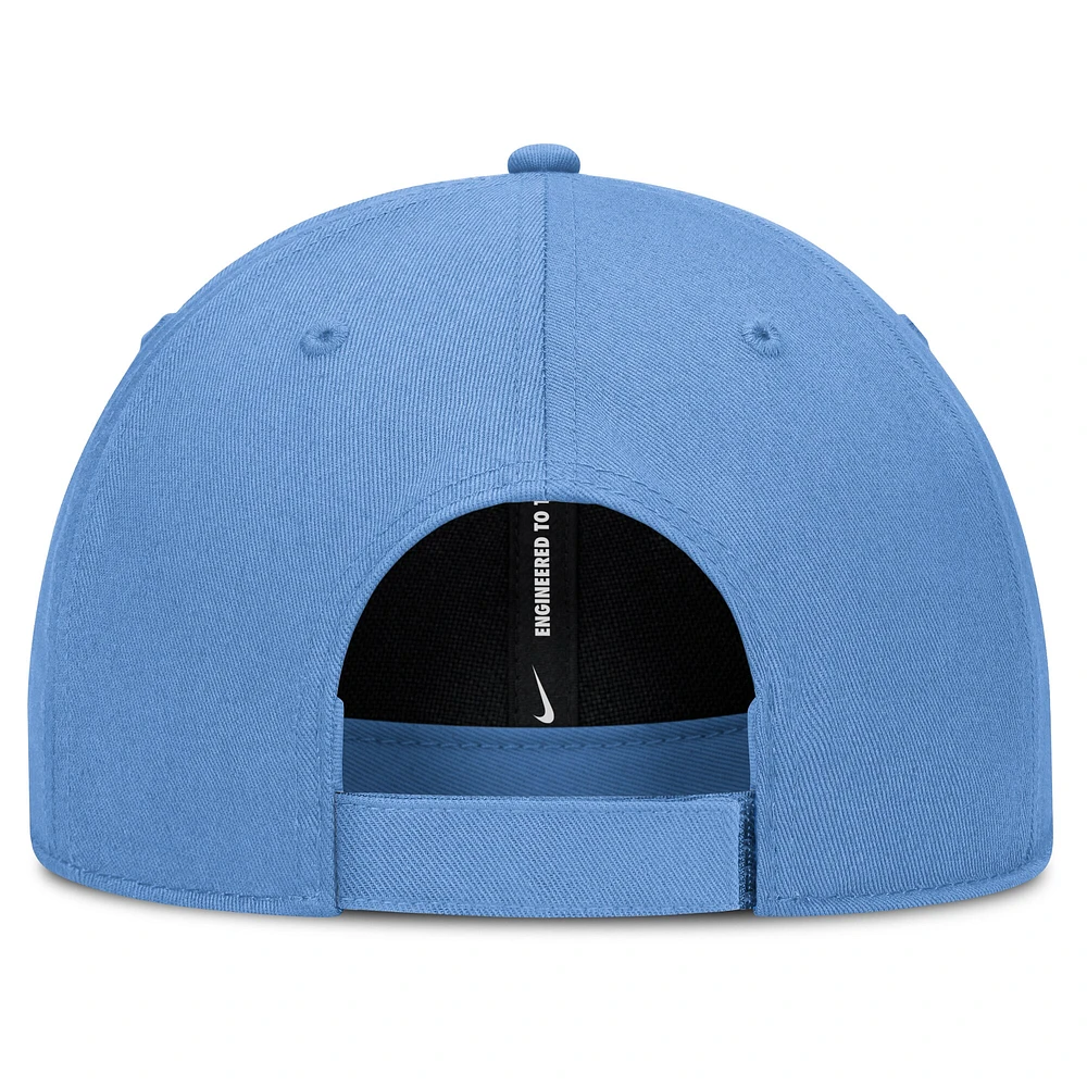Men's Nike  Light Blue Tampa Bay Rays Club Performance Adjustable Hat