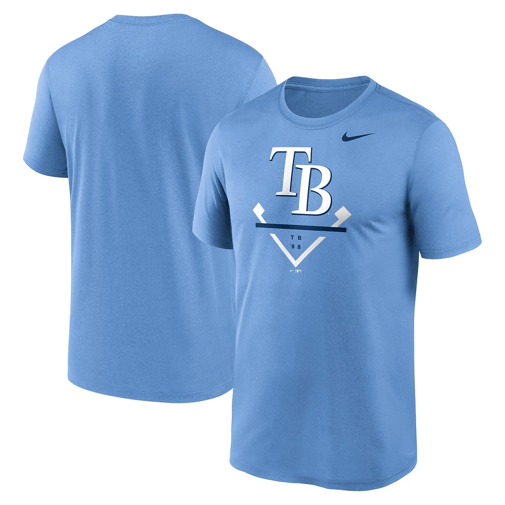 T-shirt Nike Performance bleu clair Tampa Bay Rays Icon Legend pour homme