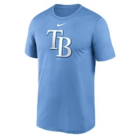 T-shirt à logo New Legend des Rays de Tampa Bay Nike bleu clair pour homme