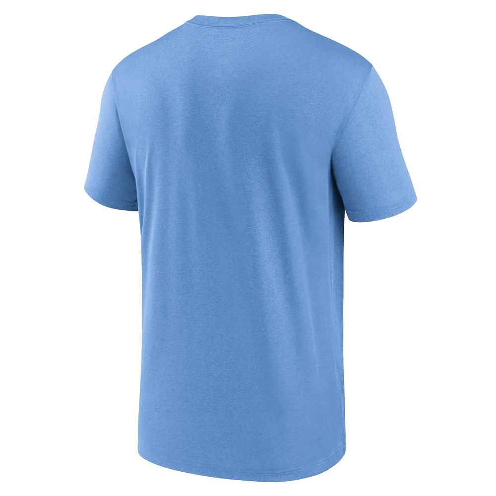 T-shirt à logo New Legend des Rays de Tampa Bay Nike bleu clair pour homme