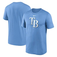 T-shirt à logo New Legend des Rays de Tampa Bay Nike bleu clair pour homme