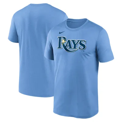 Tampa Bay Rays Nike New Legend Wordmark T-Shirt - Light Blue