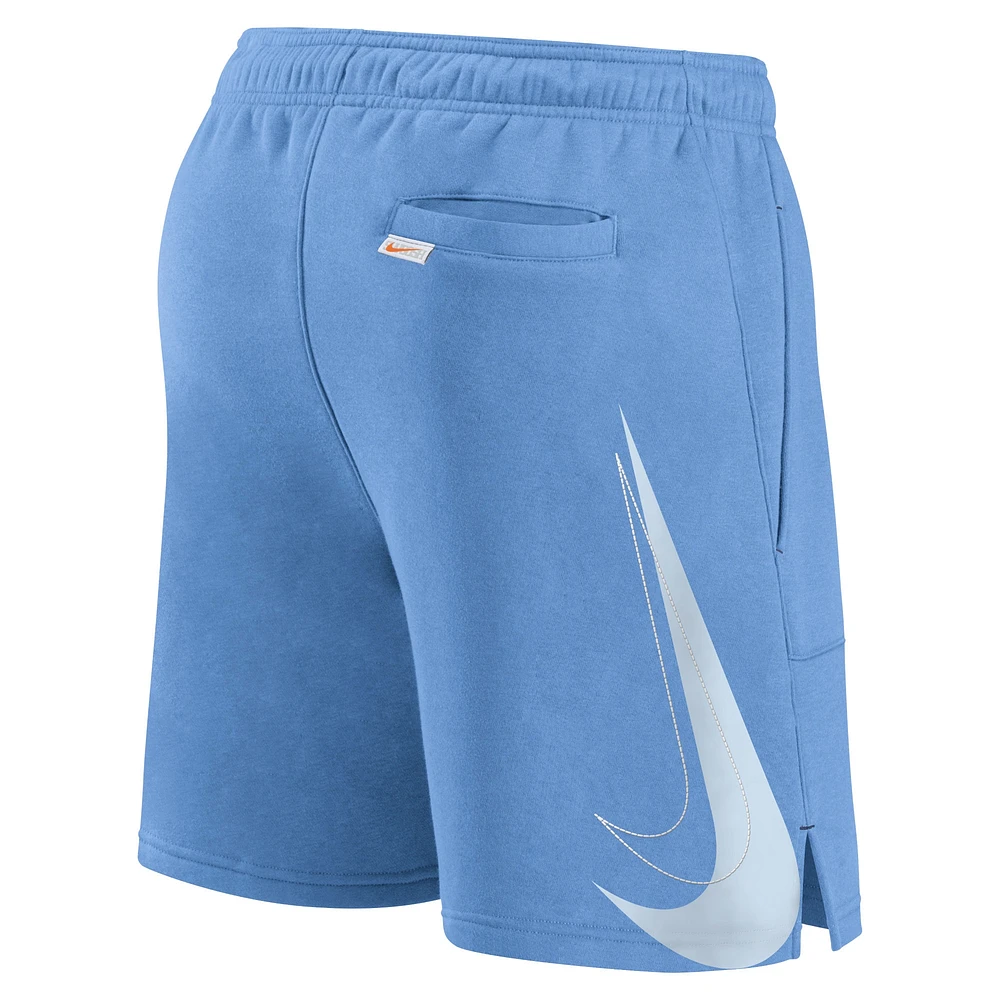 Men's Nike Light Blue Tampa Bay Rays Statement Ball Game Shorts