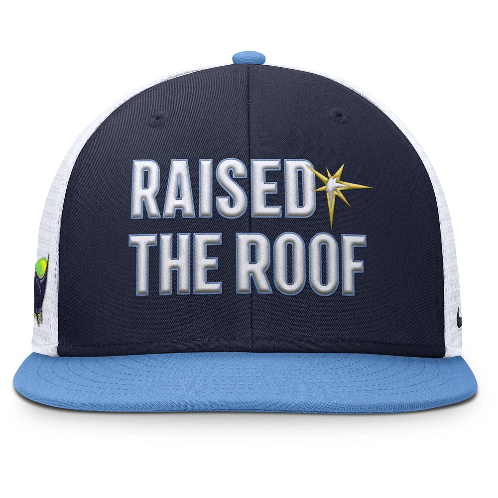 Men's Nike  Navy/Light Blue Tampa Bay Rays Pro Performance Trucker Snapback Hat
