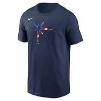 T-shirt Nike Americana bleu marine des Rays de Tampa Bay pour homme