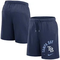 Short de kicker arqué Nike pour hommes, bleu marine, Tampa Bay Rays