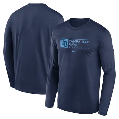 Tampa Bay Rays Nike Practice Performance T-Shirt - Light Blue