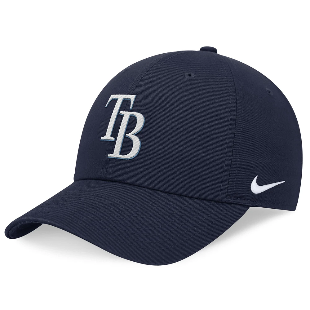 Casquette réglable Nike pour hommes, bleu marine, Tampa Bay Rays Club