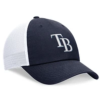 Casquette ajustable Nike Navy Tampa Bay Rays Club Trucker pour hommes