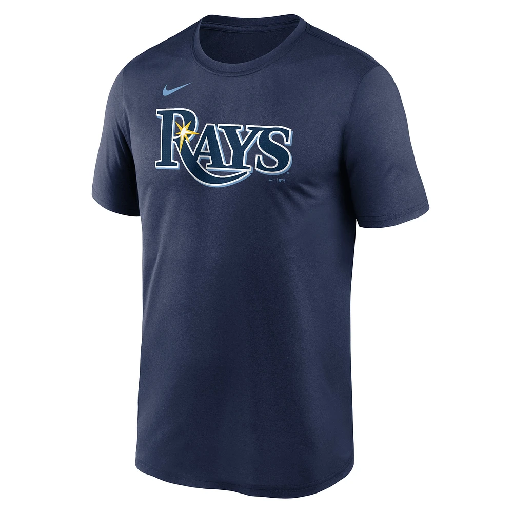 T-shirt Fuse Legend Nike bleu marine pour hommes des Rays de Tampa Bay