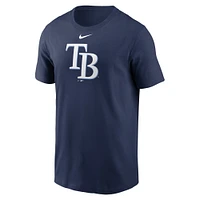 Men's Nike Navy Tampa Bay Rays Fuse Logo T-Shirt