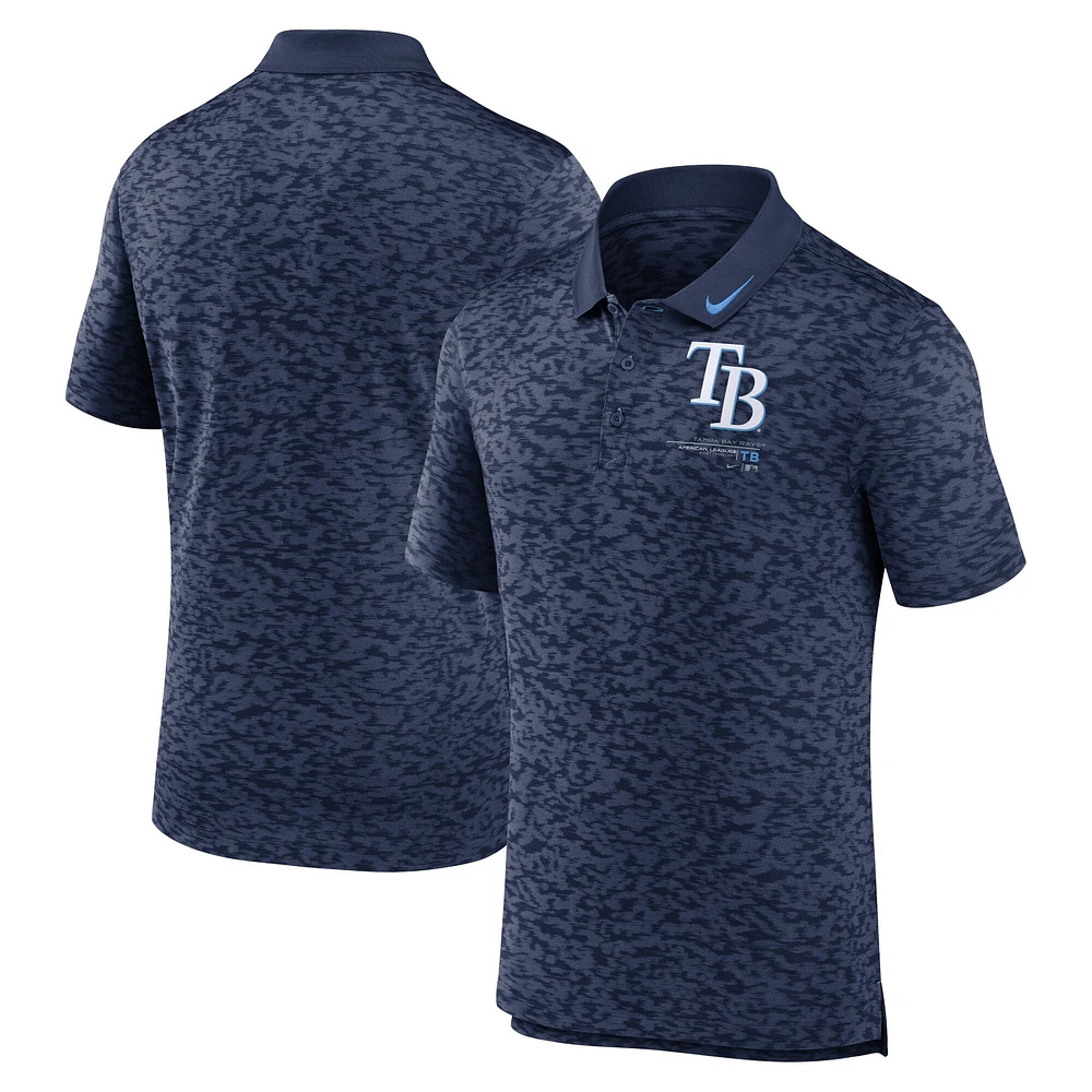 Polo pour homme Nike Tampa Bay Rays Next Level Performance - Bleu marine