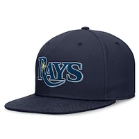 Casquette Nike Performance ajustée bleu marine Tampa Bay Rays pour homme