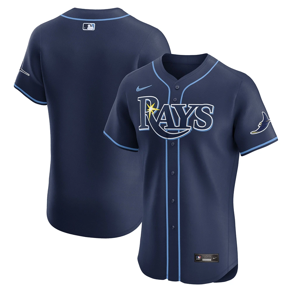 Men's Nike Navy Tampa Bay Rays Road Elite Jersey