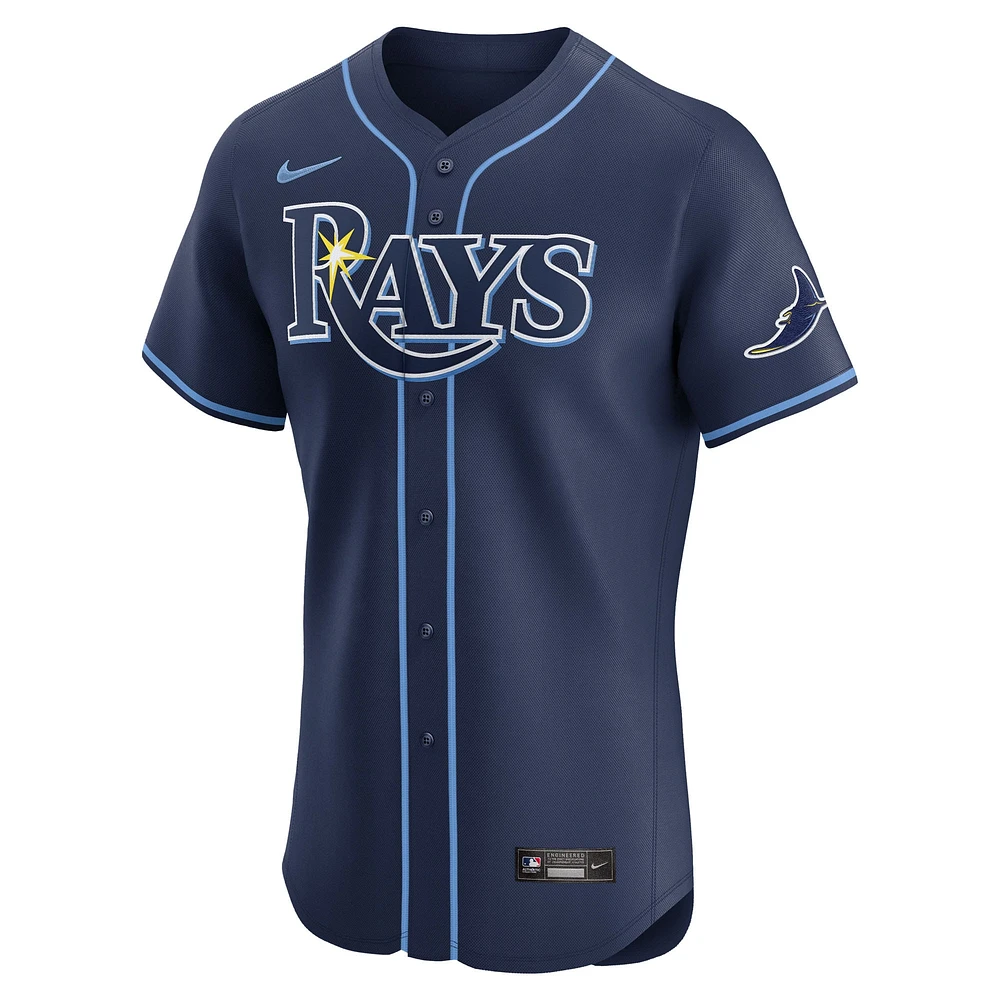 Men's Nike Navy Tampa Bay Rays Road Elite Jersey