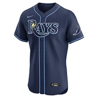 Men's Nike Navy Tampa Bay Rays Road Elite Jersey