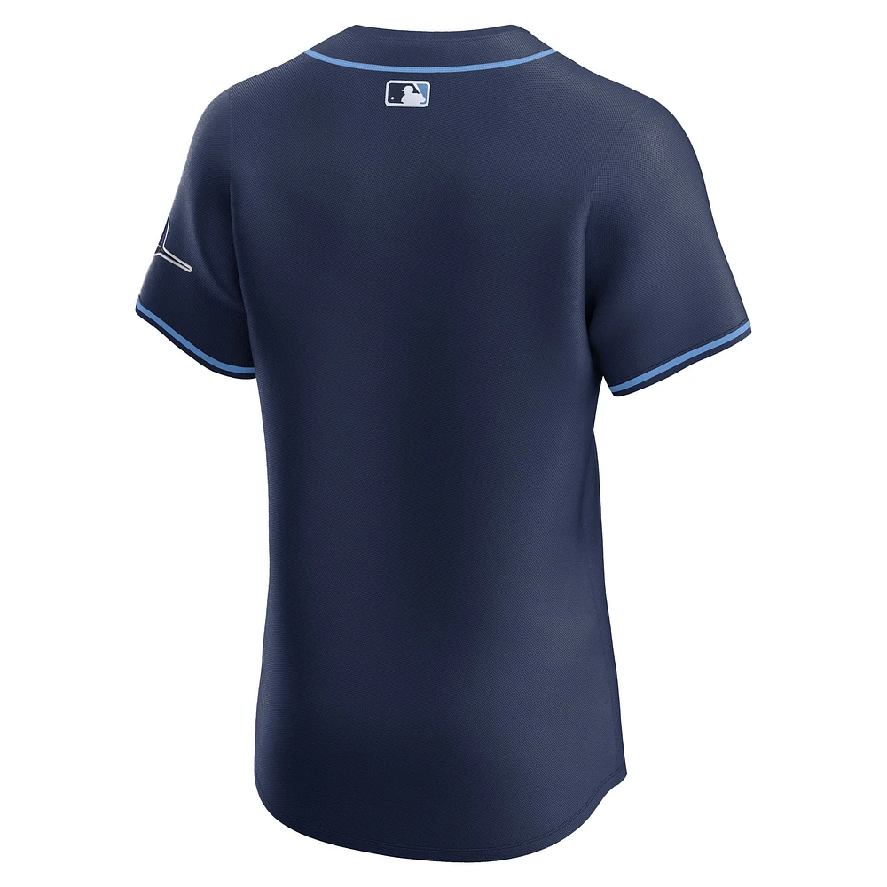 Men's Nike Navy Tampa Bay Rays Road Elite Jersey
