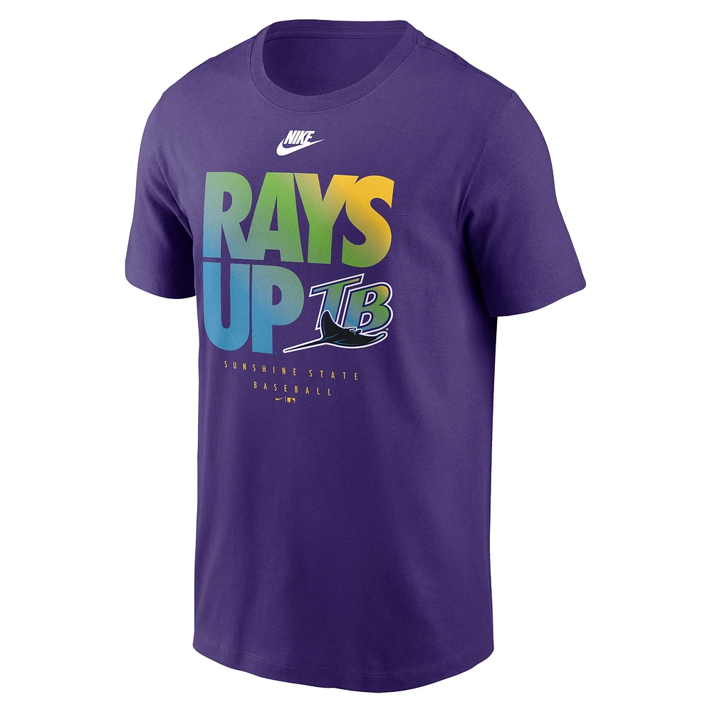 Men's Nike Purple Tampa Bay Rays Local Home Town T-Shirt