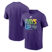 Men's Nike Purple Tampa Bay Rays Local Home Town T-Shirt