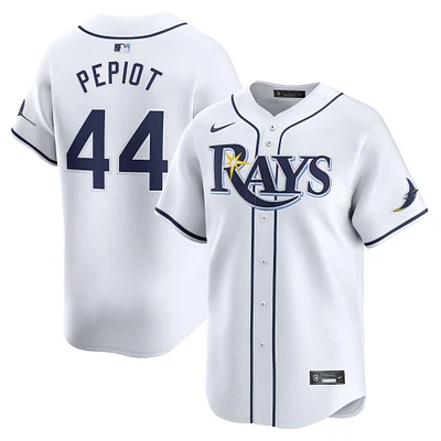 Maillot de joueur Nike Ryan Pepiot pour hommes, blanc, Tampa Bay Rays Home Limited Player