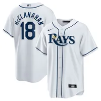 Men's Tampa Bay Rays Shane McClanahan Nike White Home Replica Player Jersey