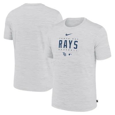 Lids Tampa Bay Rays Nike Logo Velocity Performance T-Shirt - Navy