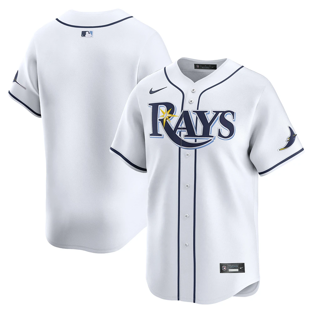 Maillot Nike pour homme blanc Tampa Bay Rays Domicile Limité