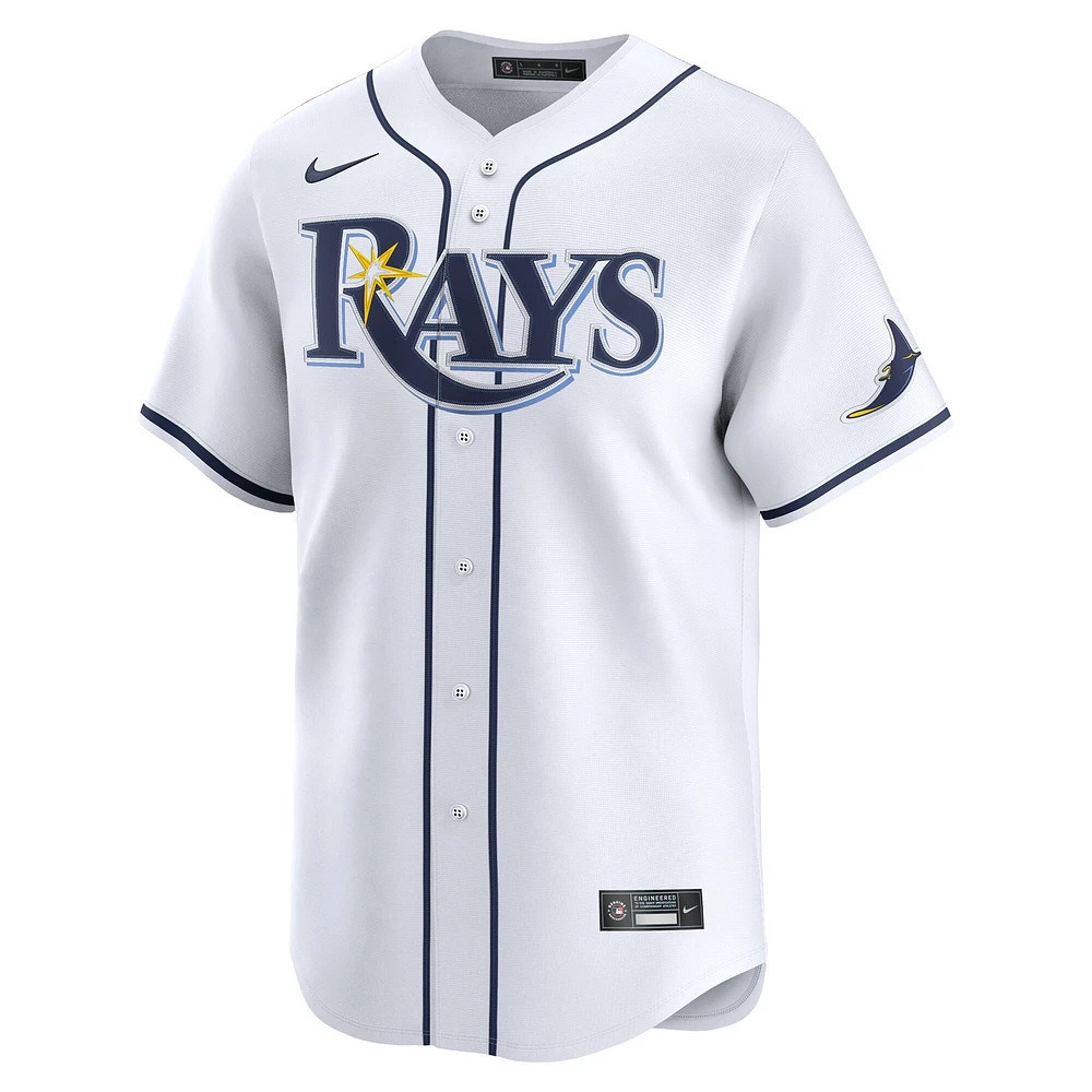 Maillot Nike Tampa Bay Rays Domicile Limited Blanc pour Homme