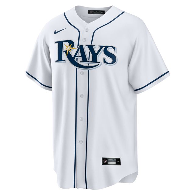 Maillot d'équipe Nike Tampa Bay Rays Home Replica blanc pour homme