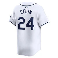 Maillot de joueur Nike Zach Eflin pour hommes, blanc, Tampa Bay Rays Home Limited Player