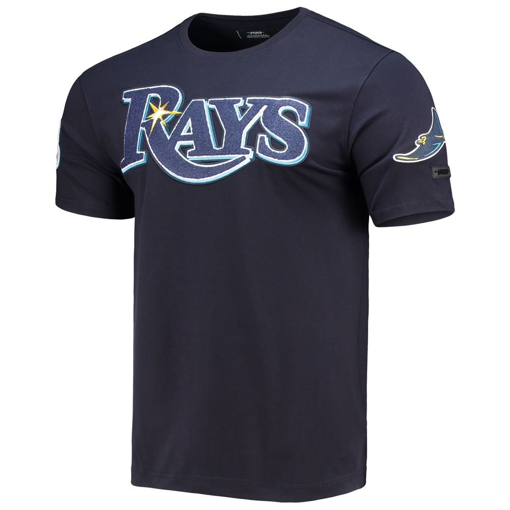 Men's Pro Standard Navy Tampa Bay Rays Team Logo T-Shirt