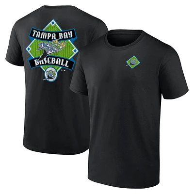 Men's Profile Black Tampa Bay Rays Big & Tall Field Play T-Shirt