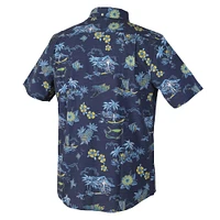 Men's Reyn Spooner Dark Blue Tampa Bay Rays Kekai Button-Down Shirt