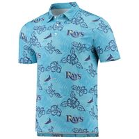 Men's Reyn Spooner Light Blue Tampa Bay Rays Performance Polo